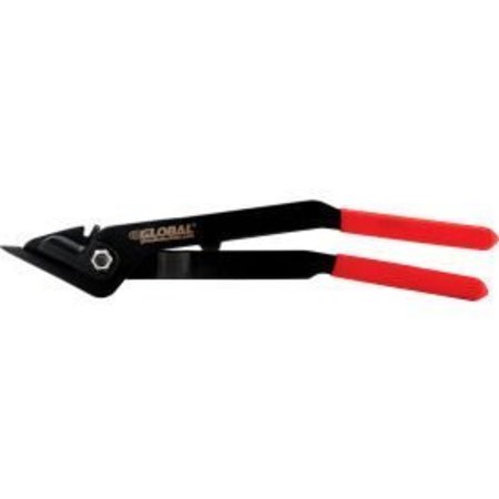 GLOBAL EQUIPMENT Steel Strapping Cutter for 3/8" To 1-1/4" Width Strap, Black   Red H240